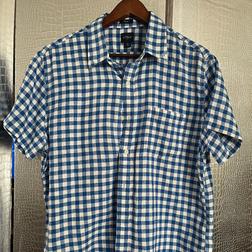 J Crew short-sleeve shirt for men